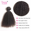 4B 4C Mongolian Afro Kinky Curly Weave Human Hair Bundles 4 Bundles Non Remy Natural Color Hair Weaving Extensions Beauty Lueen