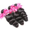 Luvin Brazilian Virgin Hair Loose Wave 100% Human Hair Weave Bundles Unprocessed Hair Weaving Extension 8- 30 Inch Bundles