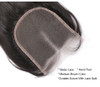 Luvin Brazilian Hair Weave 3 4 Bundles With Closure Straight 100% Virgin Human Hair 4x4 Lace Closure Bleached Knots