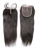 Luvin Brazilian Hair Weave 3 4 Bundles With Closure Straight 100% Virgin Human Hair 4x4 Lace Closure Bleached Knots