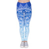 Women Legins Mandala Ombre Blue Printing Legging Fashion Casual High Waist Woman Leggings Women Legins Mandala Ombre Blue Printing Legging Fashion Casual High Waist Woman Leggings