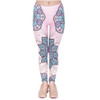 Women Legins Mandala Flower 3D Printing Legging Silm High Waist Woman Leggings