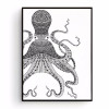 Octopus Canvas Art Print Poster, Wall Pictures for Home Decoration, Wall Decor YE153