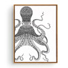 Octopus Canvas Art Print Poster, Wall Pictures for Home Decoration, Wall Decor YE153