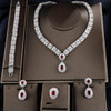 Dubai Luxury Jewelry Set Necklace Earring Bracelet