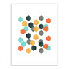 Geometric Multicolored Abstract Art Painting