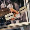Retro Rhinestone Sunglasses Women Brand Designer Diamond Rimless Sun Glasses