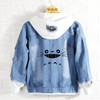 Spring Miyazaki Hayao Totoro hoodie Anime Jeans Coat