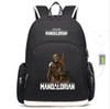 The Mandalorian yoda baby USB Charging Travel Backpack