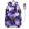 The Mandalorian Yoda baby Schoolbag USB Charge Backpack