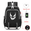Superhero Spider-man Venom USB Laptop Backpack