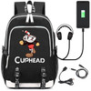 cuphead New Laptop External USB Charge Backpack