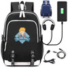 The little Prince USB charging mochila students Backpack