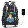 The little Prince usb charging travel canvas Backpack
