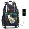The little Prince usb charging travel canvas Backpack
