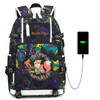 The little Prince usb charging travel canvas Backpack