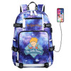 The little Prince usb charging travel canvas Backpack