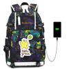 The little Prince usb charging travel canvas Backpack