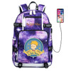 The little Prince usb charging travel canvas Backpack