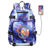 The little Prince usb charging travel canvas Backpack