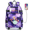 The little Prince usb charging travel canvas Backpack