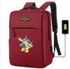 Digimon Adventure usb charging canvas Backpack