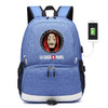 La Casa De Papel Salvador Dali Paper House canvas usb charging Backpack