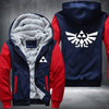 The Legend of Zelda Link Men Thicken Hoodie Women Anime Zipper Coat