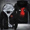 Deadpool Fish Men's Women's Printing Pattern Thicken Fleece Zipper Hoodies