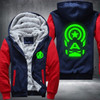 Captain America Luminous Fashion Thicken Zipper Men cardigan Sweatshirts