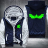 Captain America Luminous Fashion Thicken Zipper Men cardigan Sweatshirts