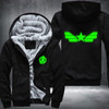 Captain America Luminous Fashion Thicken Zipper Men cardigan Sweatshirts