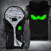 Captain America Luminous Fashion Thicken Zipper Men cardigan Sweatshirts