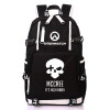 Overwatch Reaper DVA Mercy Game Laptop Backpack