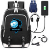 Jurassic World USB charging mochila students Backpack