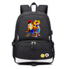 Teenagers Crash Bandicoot usb charging canvas Backpack