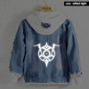 Fullmetal Alchemist Anime Edward Elric Fashion Denim Jacket
