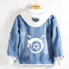 Fullmetal Alchemist Anime Edward Elric Fashion Denim Jacket