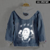 Kaguya-sama: Love Is War Kaguya Shinomiya hoodie Anime reflect light Denim Jacket