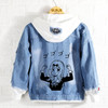 Kaguya-sama: Love Is War Kaguya Shinomiya hoodie Anime reflect light Denim Jacket