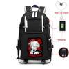 My Hero Academia Printed Black Large Capacity Waterproof Unisex Casual School Backpack