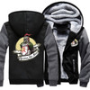 Praise The Sun Zipper Thicken Fleece Hoodies Coat