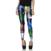 NADANBAO  Fashion Women leggings  3D Printed color legins Ray fluorescence leggins pant legging for Woman