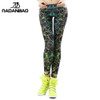 NADANBAO  Fashion Women leggings  3D Printed color legins Ray fluorescence leggins pant legging for Woman