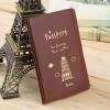 Passport Cover Documents Bag Utility PU Leather Passport Holder Travel Pouch ID Card Package Case for Men Women