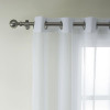 Kitchen Tulle Curtains Translucidus Modern Home Window Decoration White Sheer Voile Curtains for Living Room Single Panel B502