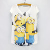 New fashion Flower Elephant printed t shirts women summer dresses  novelty design casual top tees for girls