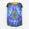 New fashion Flower Elephant printed t shirts women summer dresses  novelty design casual top tees for girls