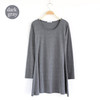 New Fashion Clothes Women Dress 100% Cotton Autumn Winter Dress Female Long Sleeve Dress O-Neck Woolen Dresses