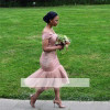 2019 Cheap Bridesmaid Dresses Mermaid Off The Shoulder Appliques Long Wedding Party Dresses For Women
